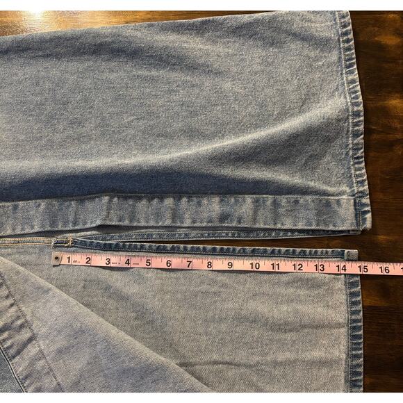 All Saints Light Blue Denim Maxi Dress - Picture 13 of 16